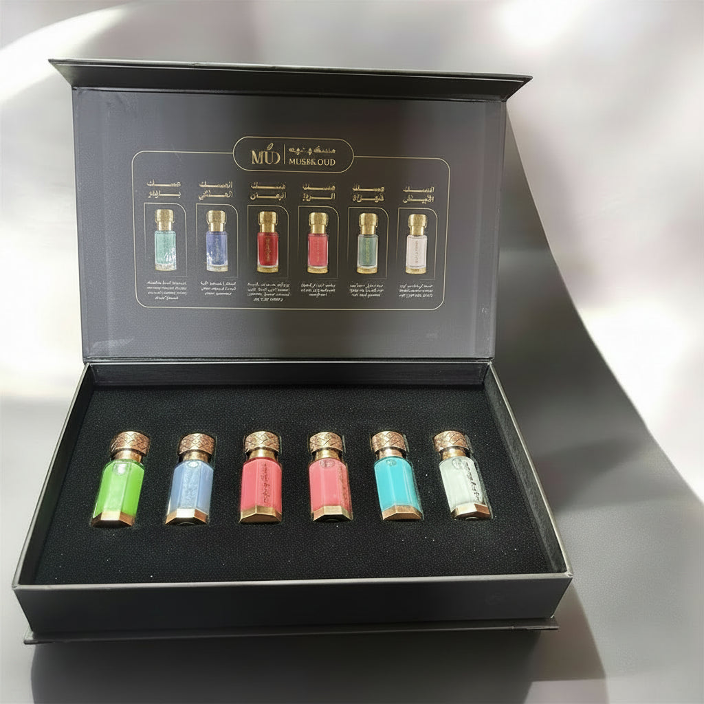 ست عطر مسک و عود | MUSK&OUD Perfume Oil Gift Set (6 Bottles)