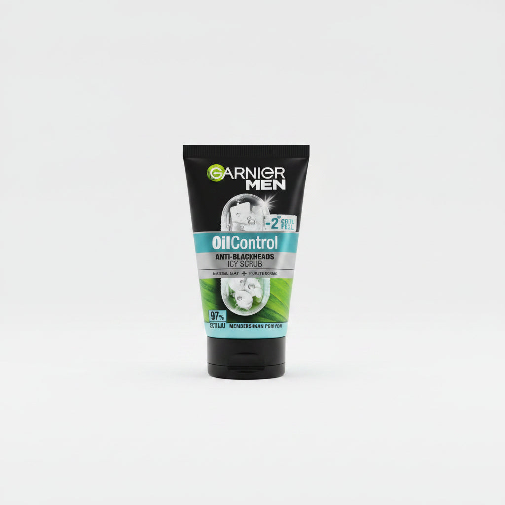 اسکراب یخی ضد جوش‌سرسیاه گارنیر مردانه | Garnier Men Oil Control Anti-Blackheads Icy Scrub