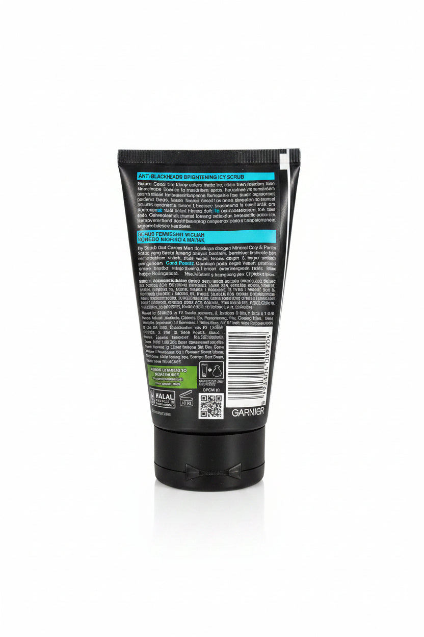 اسکراب یخی ضد جوش‌سرسیاه گارنیر مردانه | Garnier Men Oil Control Anti-Blackheads Icy Scrub