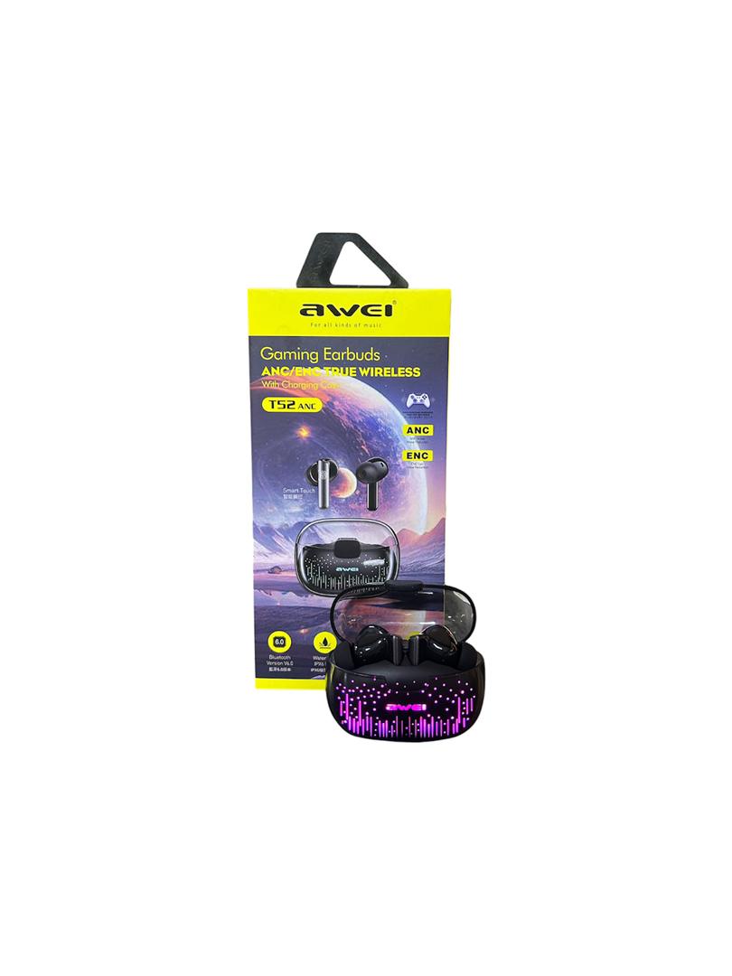 ایرپاد گیمینگ Awei T52 ANC | Awei T52 ANC Gaming Earbuds True Wireless