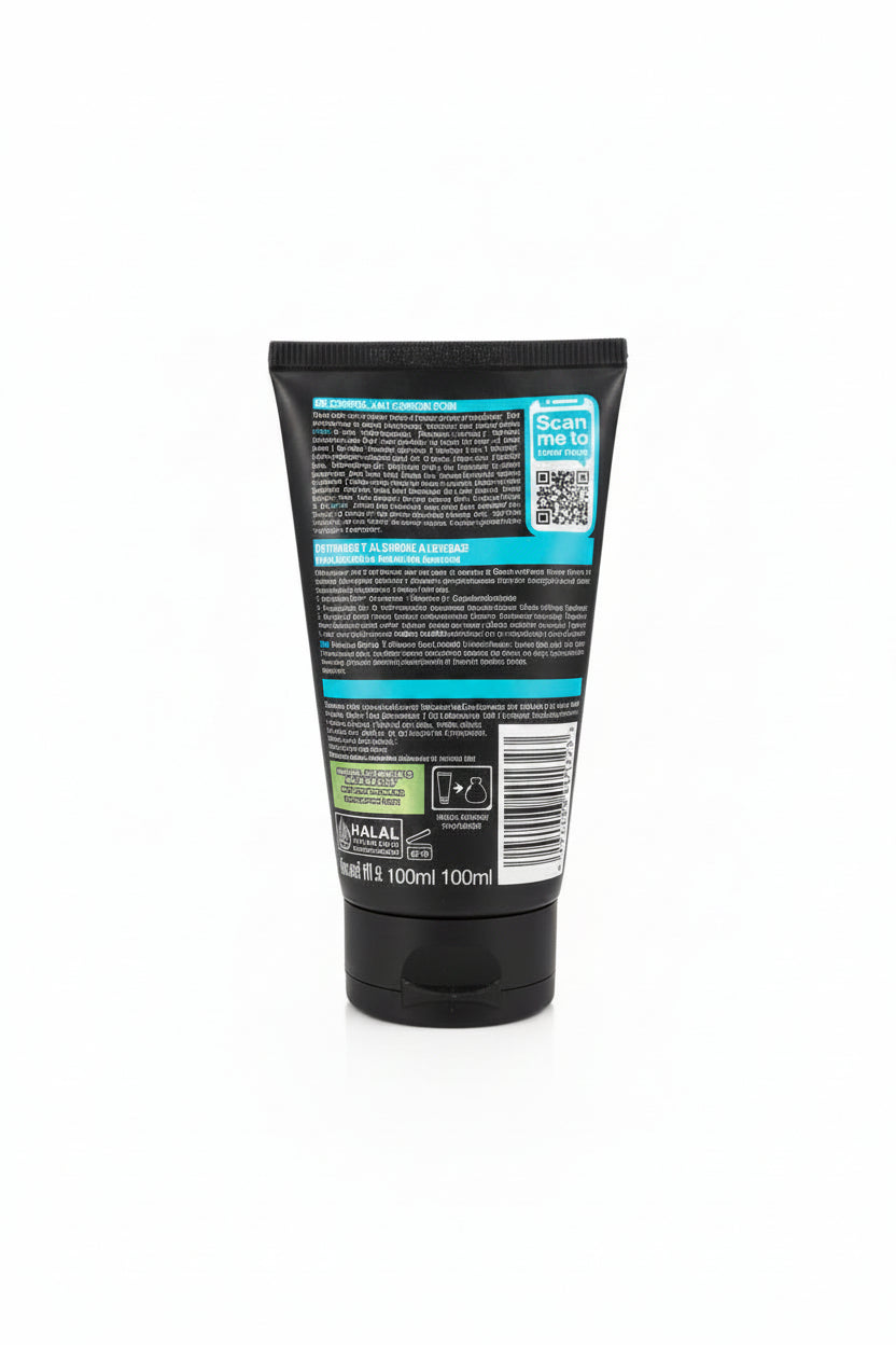 فیسواش ، اسکراب و ماسک 3درر1 زغال گارنیر مردانه | Garnier Men Charcoal Oil Control 3-in-1 Wash Scrub Mask