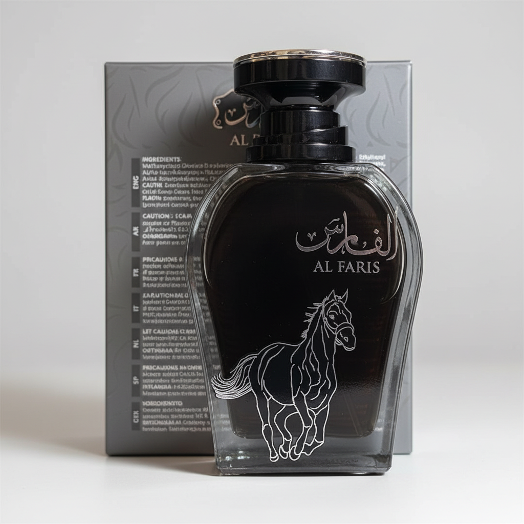 Al Faris EDP bottle enhanced