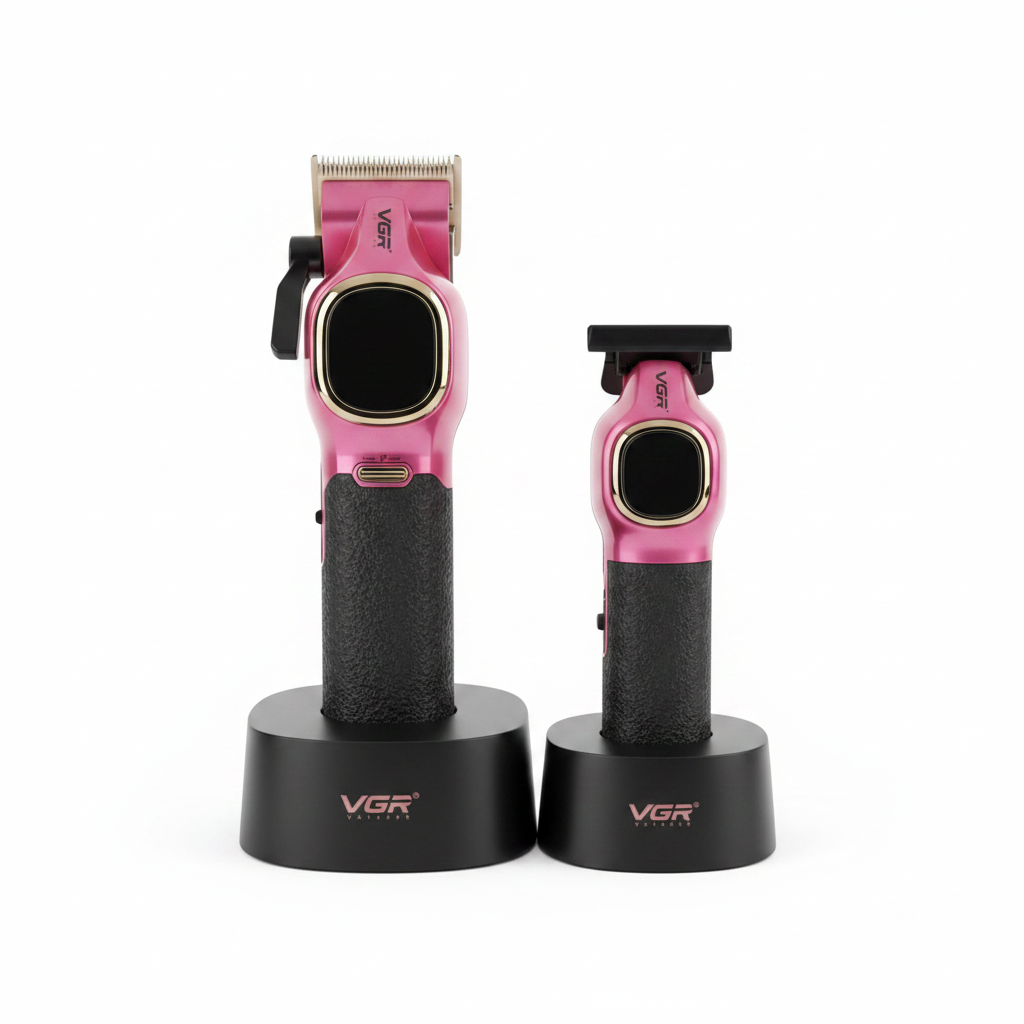 VGR clippers on charging bases