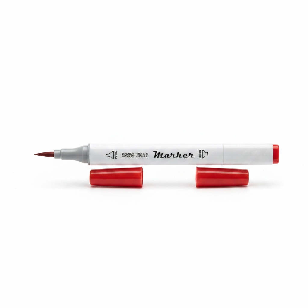 Hong Zhan dual tip marker single pen uncapped