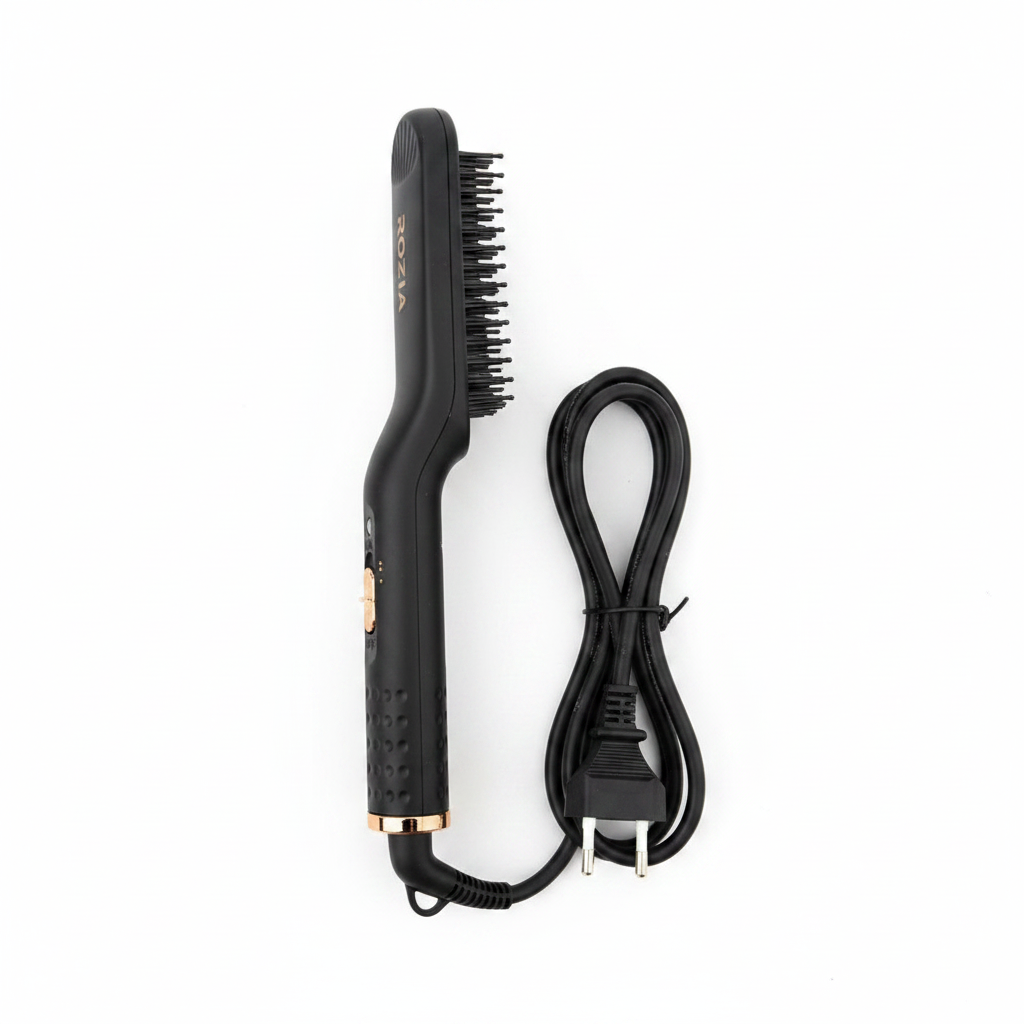 ROZIA HR7111 Men Hair Straightening Brush - side view