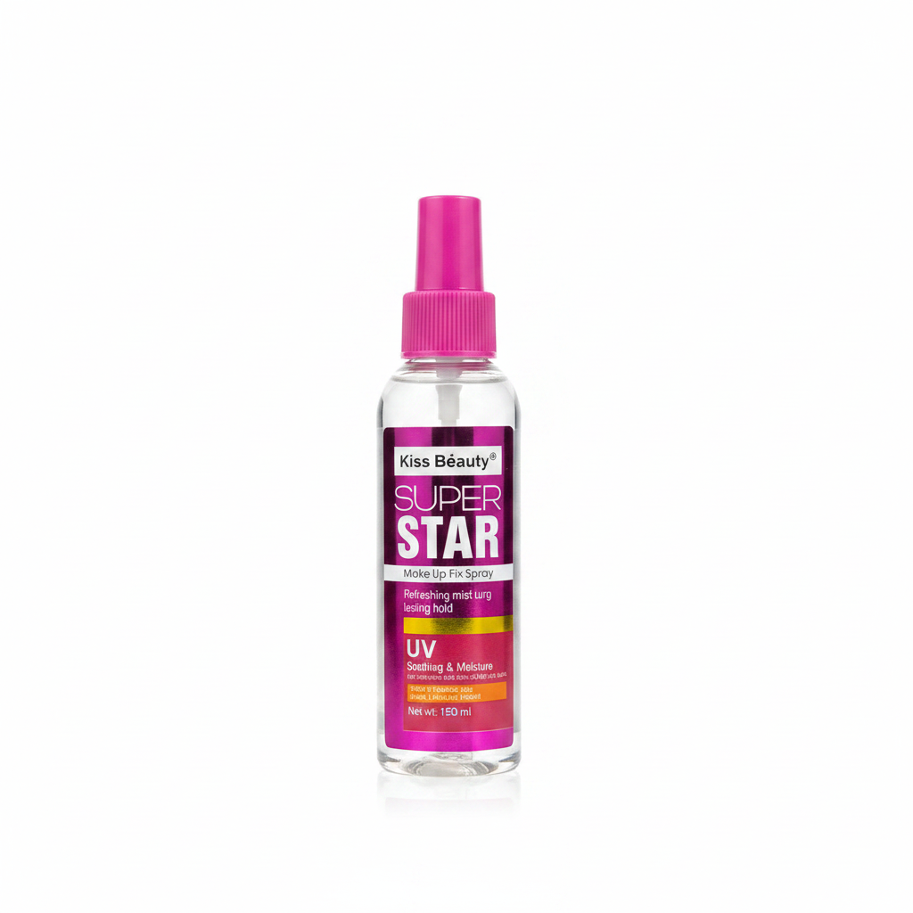 Kiss Beauty Super Star Make Up Fix Spray - bottle front view