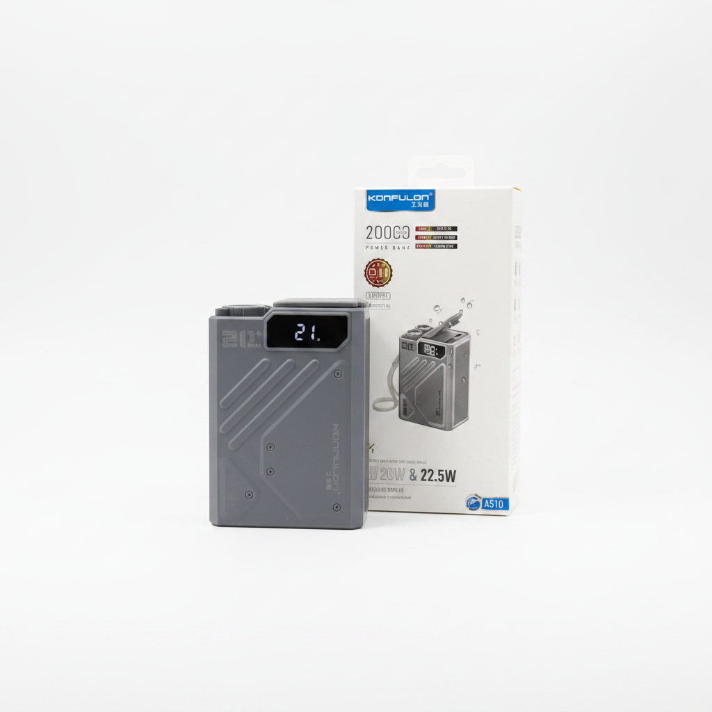Konfulon A510 power bank with packaging box