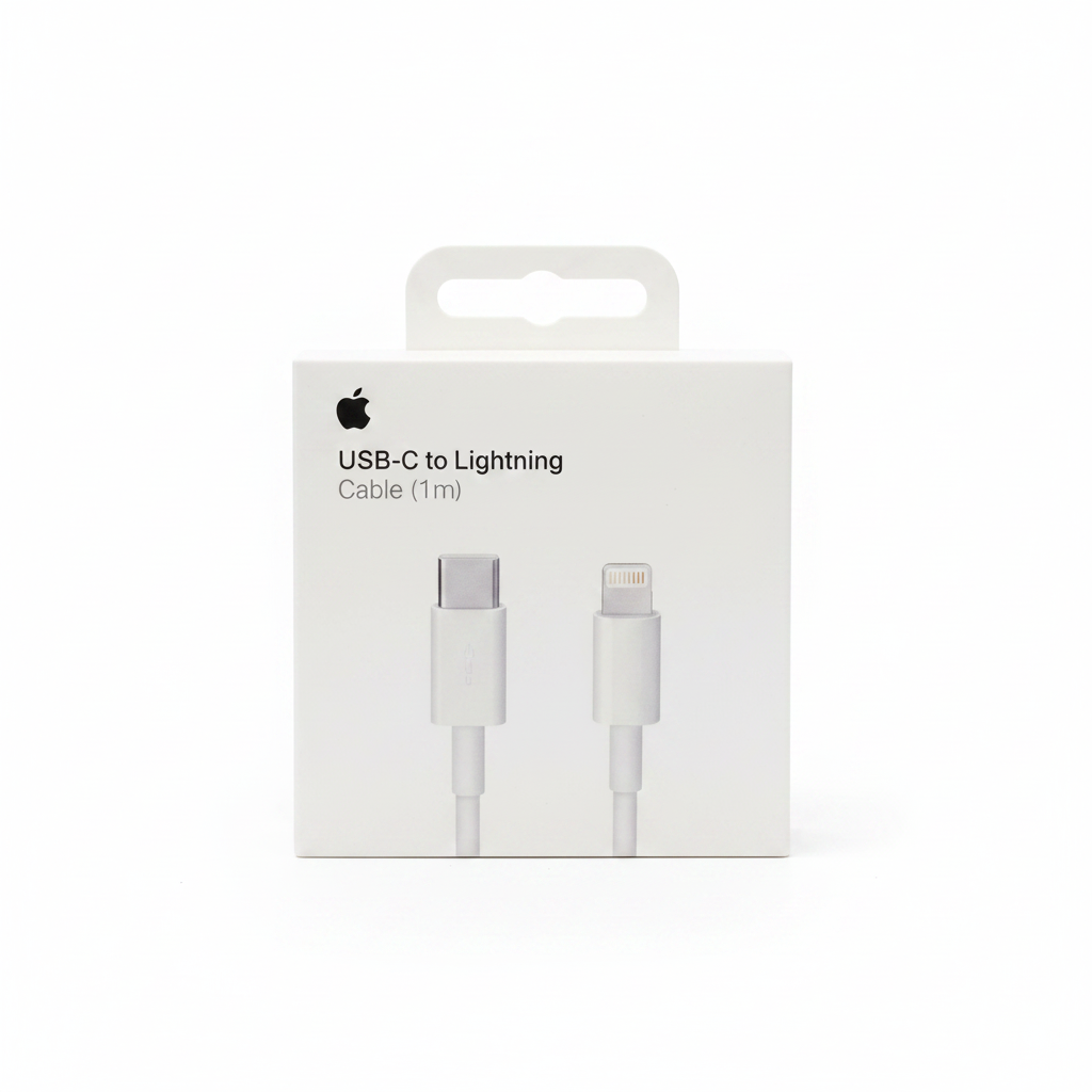 Apple USB-C to Lightning Cable 1m box front - professional