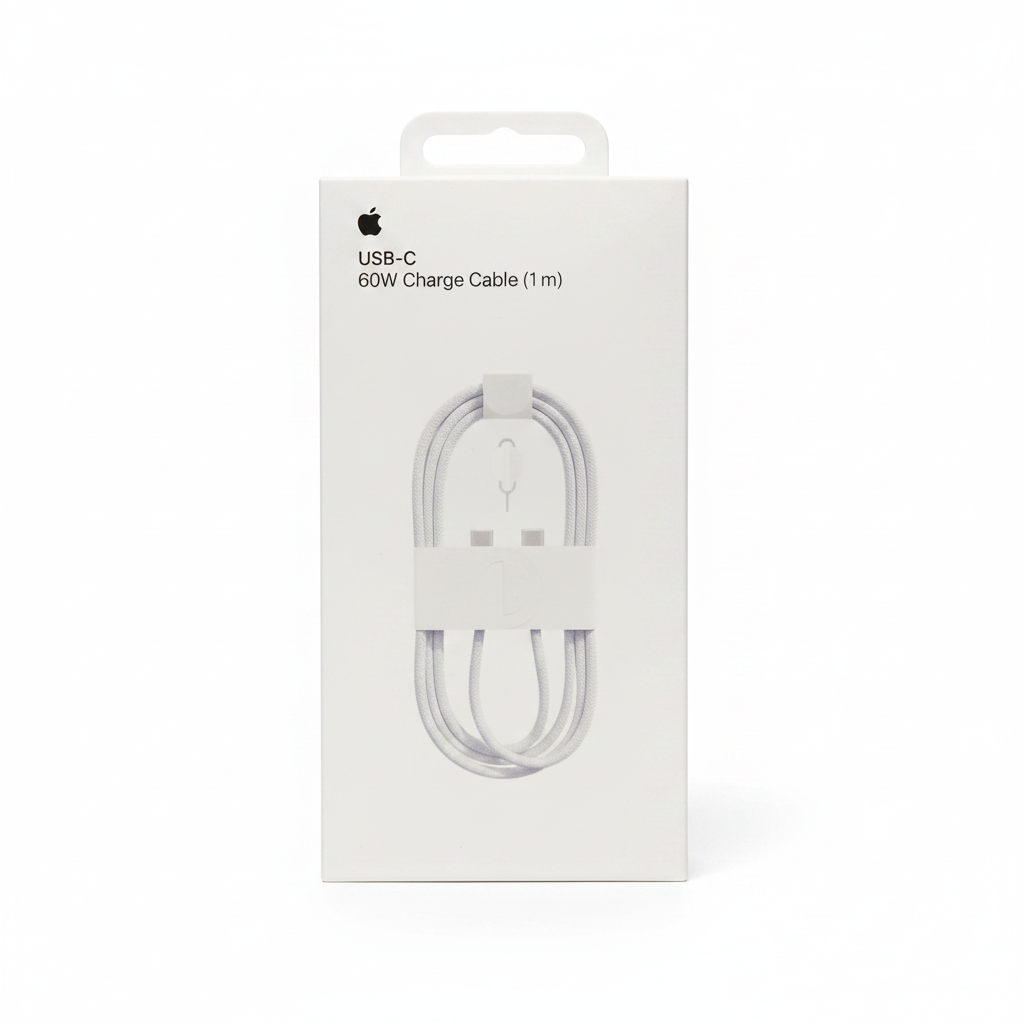 Apple USB-C 60W Charge Cable 1m box front - professional