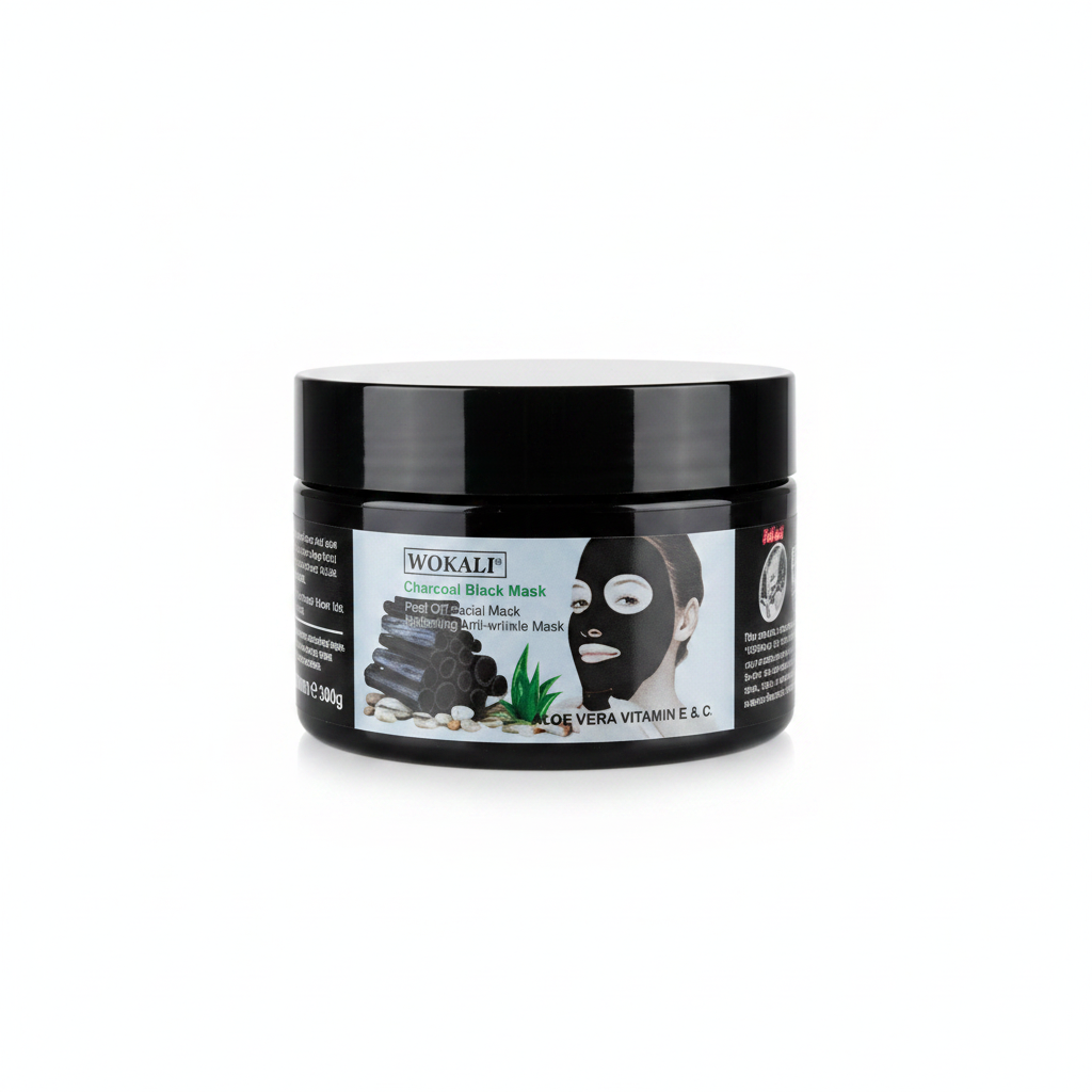 WOKALI Charcoal Black Mask - front view