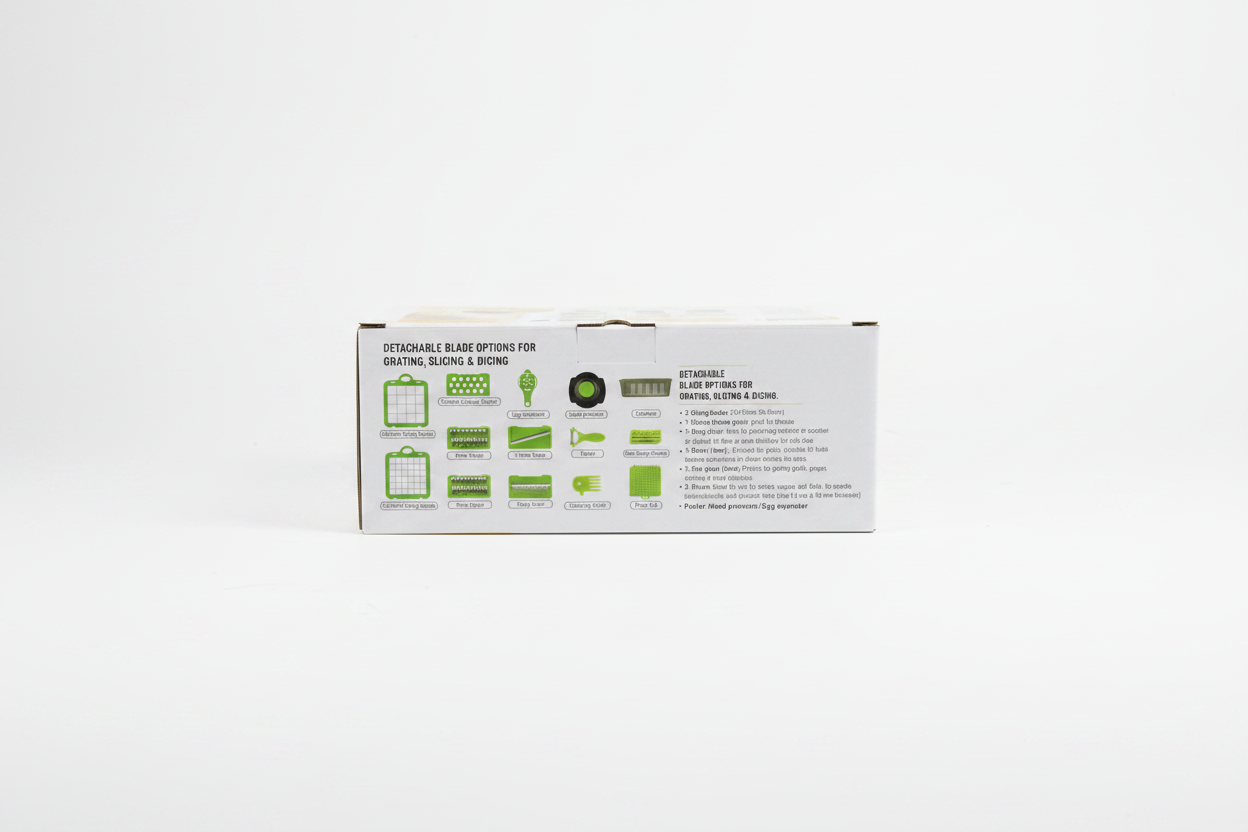 Box back showing detachable blade options diagram