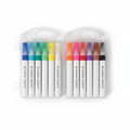 WD.888-12 acrylic marker all 12 colors opened