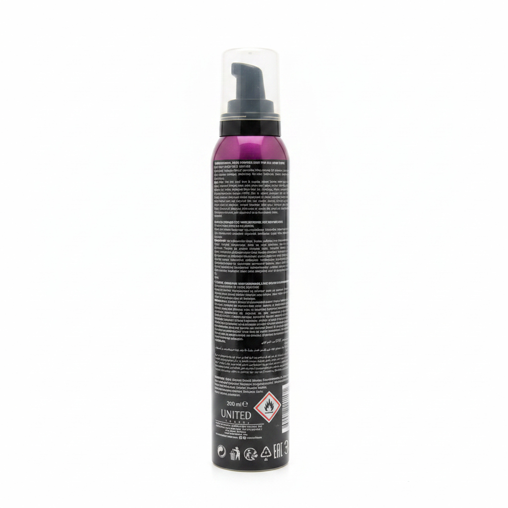 LYXE Hair Mousse - Back Black Text