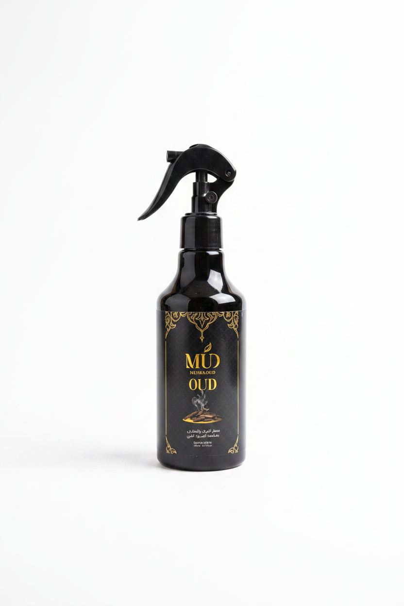 MUD Musk & Oud — Professional Studio Shot